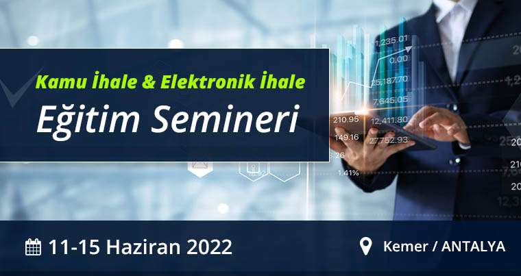 11-15 Haziran 2022 Antalya - Kamu İhale Eğitim Semineri