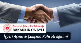 17-21 Aralık 2019 İşyeri Açma ve Çalışma Ruhsat Eğitimi Beldibi