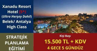 24-28 Nisan 2024 Stratejik Plan Eğitim Semineri Belek Antalya