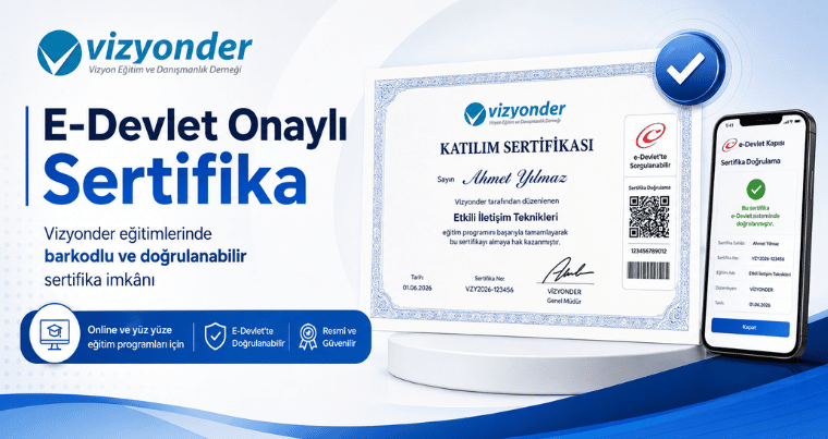 E-Devlet Onaylı Sertifika Hizmeti       
